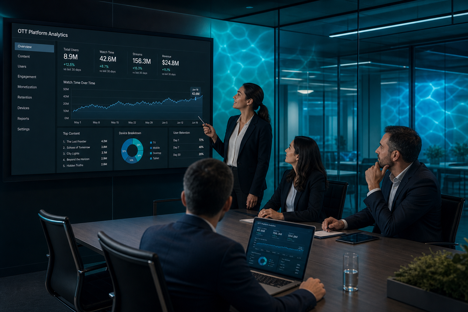 OTT streaming platform analytics — LIVORA DIGITAL media technology outcome